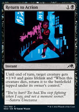 Return to Action - Kamigawa: Neon Dynasty (Common) [NEO-121]