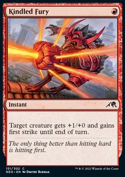 Kindled Fury - Kamigawa: Neon Dynasty (Common) [NEO-151]