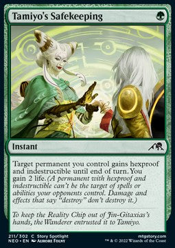 Tamiyo's Safekeeping - Kamigawa: Neon Dynasty (Common) [NEO-211]