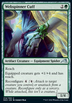 Webspinner Cuff - Kamigawa: Neon Dynasty (Uncommon) [NEO-214]