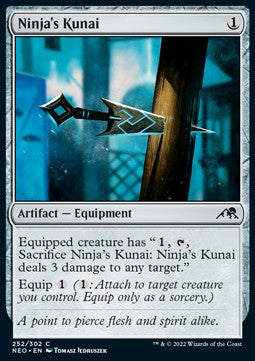 Ninja's Kunai - Kamigawa: Neon Dynasty (Common) [NEO-252]