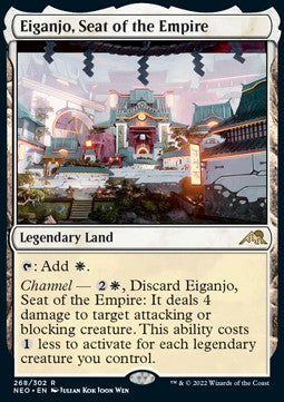 Eiganjo, Seat of the Empire - Kamigawa: Neon Dynasty (Rare) [NEO-268]