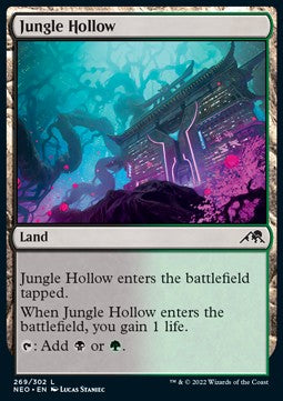 Jungle Hollow - Kamigawa: Neon Dynasty (Common) [NEO-269]