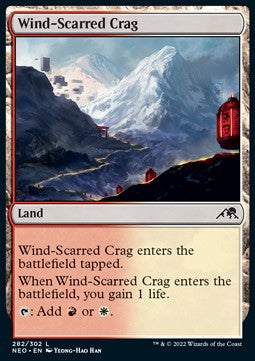 Wind-Scarred Crag - Kamigawa: Neon Dynasty (Common) [NEO-282]