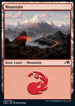 Mountain (V.3) - Kamigawa: Neon Dynasty (Land) [NEO-289]
