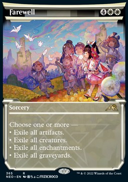 Farewell (V.1) - Kamigawa: Neon Dynasty: Extras (Rare) [XNEO-365]