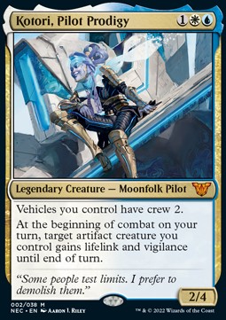 Kotori, Pilot Prodigy (V.1) - Commander: Kamigawa: Neon Dynasty (Mythic) [NEC-2]