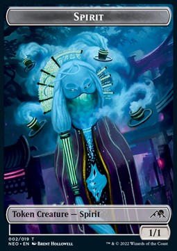 Spirit Token (Colorless 1/1) - Kamigawa: Neon Dynasty: Extras (Token) [XNEO-T02]