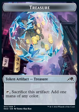 Treasure Token - Kamigawa: Neon Dynasty: Extras (Token) [XNEO-T17]
