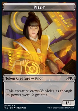 Pilot Token (Colorless 1/1) - Kamigawa: Neon Dynasty: Extras (Token) [XNEO-T01]
