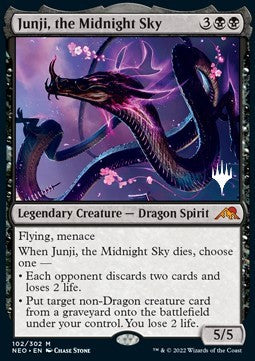Junji, the Midnight Sky (V.2)⁣ - Kamigawa: Neon Dynasty: Promos⁣ (Mythic)⁣ [102]