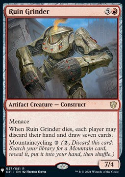 Ruin Grinder - The List (Rare) [ZNL-57]