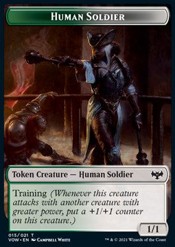 Human Soldier Token (GW 1/1) // Insect Token (G 1/1) - Innistrad: Crimson Vow: Extras (Token) [XVOW-T 15/13]