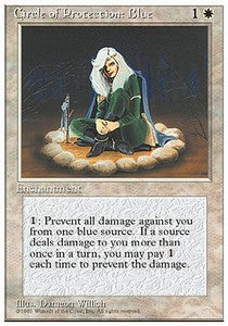 Circle of Protection: Blue - Fourth Edition (Common)