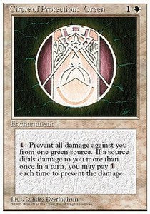 Circle of Protection: Green - Fourth Edition (Common)