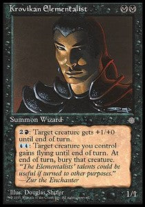 Krovikan Elementalist - Ice Age (Uncommon)