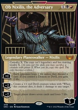 Ob Nixilis, the Adversary (V.2) - Streets of New Capenna: Extras (Mythic) [XSNC-348]