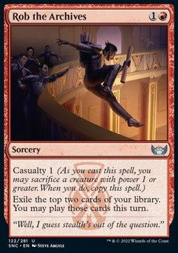 Rob the Archives - Streets of New Capenna (Uncommon) [SNC-122]