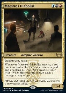 Maestros Diabolist - Streets of New Capenna (Rare) [SNC-200]