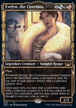 Evelyn, the Covetous (V.1) - Streets of New Capenna: Extras (Rare) [XSNC-306]