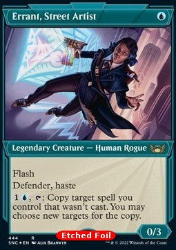 Errant, Street Artist (V.2) - Streets of New Capenna: Extras (Rare) [XSNC-444]