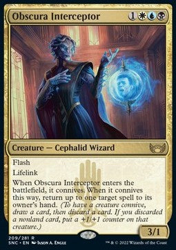 Obscura Interceptor - Streets of New Capenna (Rare) [SNC-209]