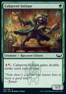 Cabaretti Initiate - Streets of New Capenna (Common) [SNC-137]