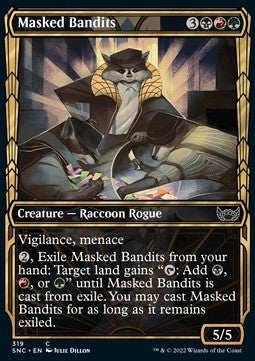 Masked Bandits (V.1) - Streets of New Capenna: Extras (Common) [XSNC-319]