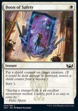 Boon of Safety - Streets of New Capenna (Common) [SNC-4]