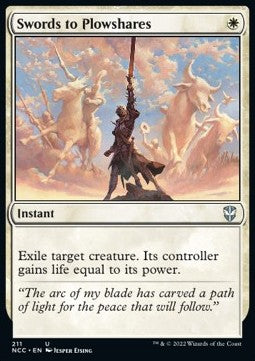 Swords to Plowshares - Commander: Streets of New Capenna (Uncommon) [NCC-211]