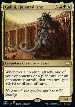 Gahiji, Honored One - Commander: Streets of New Capenna (Mythic) [NCC-340]