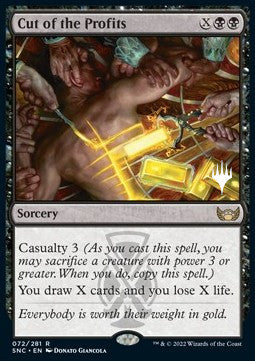 Cut of the Profits (V.2)⁣ - Streets of New Capenna: Promos⁣ (Rare)⁣ [72]