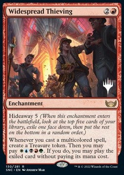 Widespread Thieving (V.2) - Streets of New Capenna: Promos (Rare) [PSNC-130]