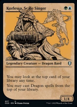 Korlessa, Scale Singer (V.2) - Commander Legends: Battle for Baldur's Gate: Extras (Uncommon) [XCLB-427]