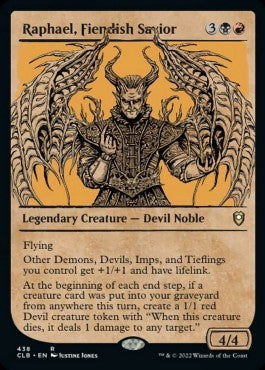 Raphael, Fiendish Savior (V.2) - Commander Legends: Battle for Baldur's Gate: Extras (Rare) [XCLB-438]