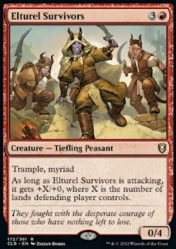 Elturel Survivors - Commander Legends: Battle for Baldur's Gate (Rare) [CLB-172]