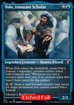 Volo, Itinerant Scholar (V.1) - Commander Legends: Battle for Baldur's Gate: Extras (Mythic) [XCLB-491]