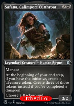 Safana, Calimport Cutthroat (V.1) - Commander Legends: Battle for Baldur's Gate: Extras (Uncommon) [XCLB-496]