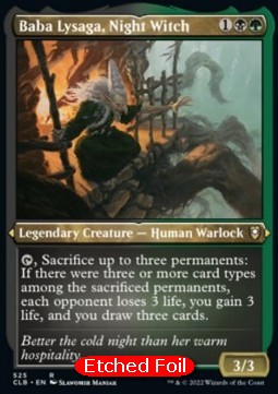 Baba Lysaga, Night Witch (V.1) - Commander Legends: Battle for Baldur's Gate: Extras (Rare) [XCLB-525]