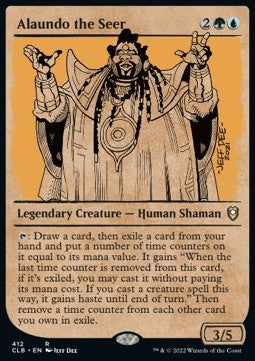 Alaundo the Seer (V.2) - Commander Legends: Battle for Baldur's Gate: Extras (Rare) [XCLB-412]