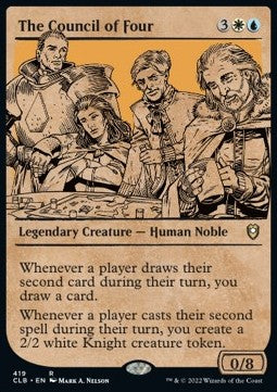 The Council of Four (V.2) - Commander Legends: Battle for Baldur's Gate: Extras (Rare) [XCLB-419]