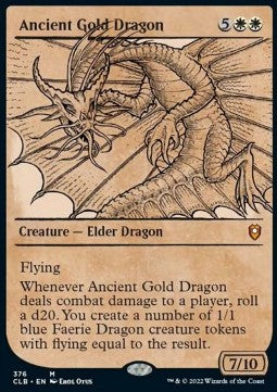 Ancient Gold Dragon (V.2) - Commander Legends: Battle for Baldur's Gate: Extras (Mythic) [XCLB-376]