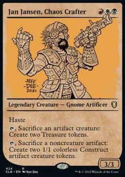 Jan Jansen, Chaos Crafter (V.2) - Commander Legends: Battle for Baldur's Gate: Extras (Rare) [XCLB-424]