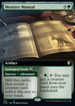 Monster Manual // Zoological Study⁣ - Commander Legends: Battle for Baldur's Gate: Extras⁣ (Rare)⁣ [591]