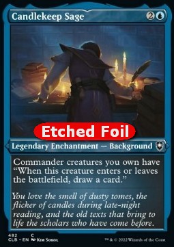 Candlekeep Sage - Commander Legends: Battle for Baldur's Gate: Extras (Common) [XCLB-482]