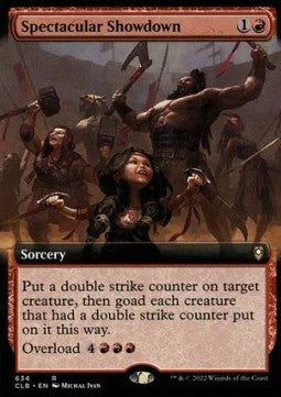 Spectacular Showdown (V.2) - Commander Legends: Battle for Baldur's Gate: Extras (Rare) [XCLB-634]