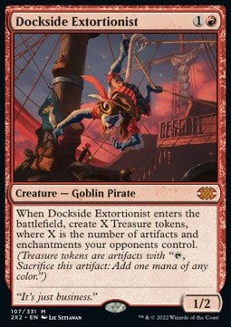 Dockside Extortionist⁣ - Double Masters 2022⁣ (Mythic)⁣ [107]