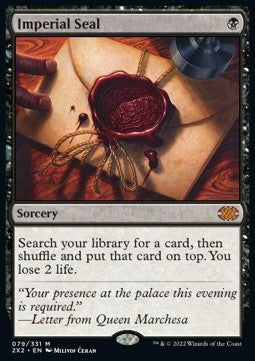 Imperial Seal - Double Masters 2022 (Mythic) [2X2-79]