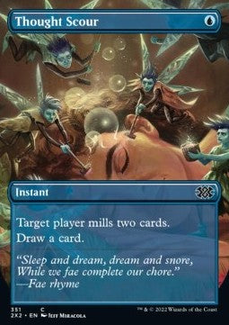 Thought Scour⁣ - Double Masters 2022: Extras⁣ (Common)⁣ [351]
