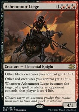 Ashenmoor Liege⁣ - Double Masters 2022⁣ (Rare)⁣ [174]